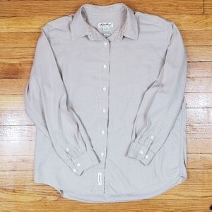 Eddie Bauer women's button down shirt size L